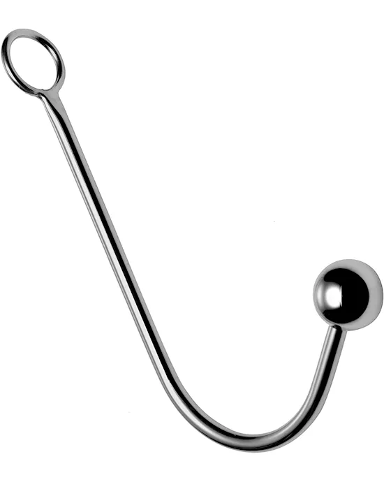 Kink Stainless Steel Anal Hook  Large