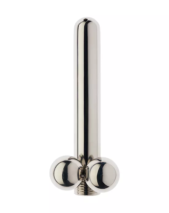 Kink Range Stainless Steel Enema Dildo  51 Inch