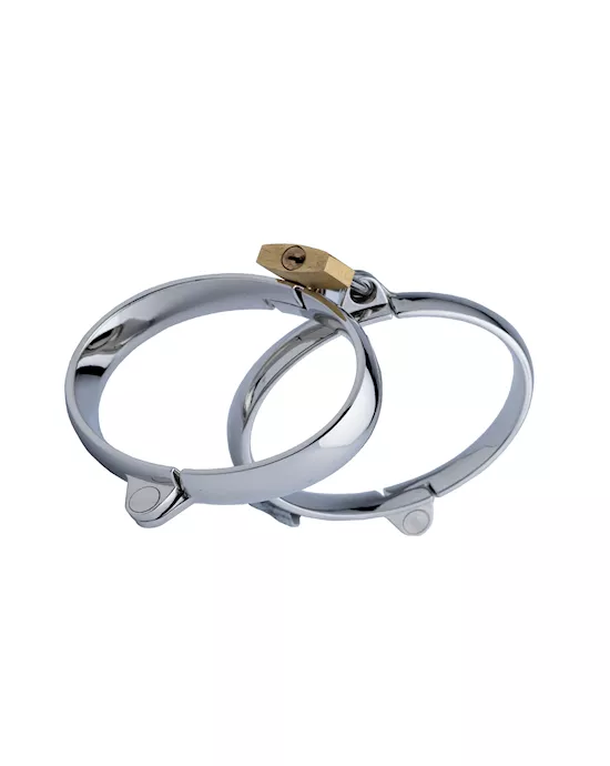 Kink Range Cuffs with Padlock  21 Inch