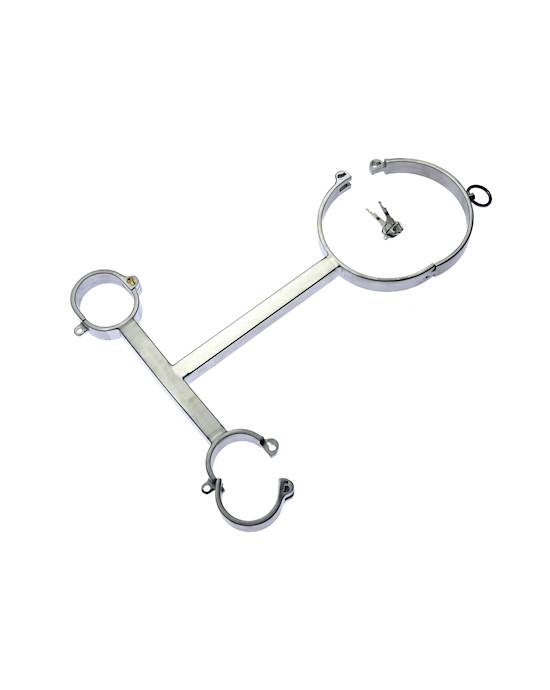 Kink Range Neck and Hand Cuffs  Large