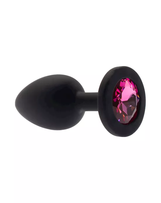 Kink Range Silicone Gemmed Butt Plug  28 Inch
