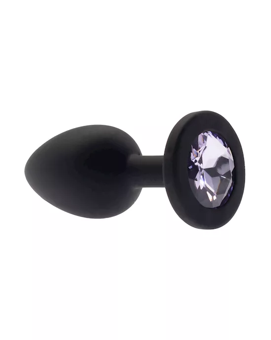 Kink Range Silicone Gemmed Butt Plug  28 Inch