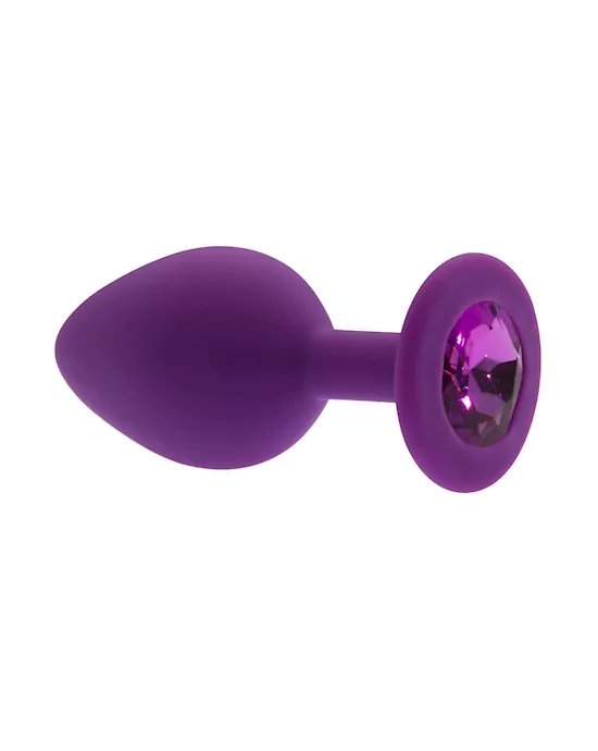 Kink Range Silicone Gemmed Butt Plug  31 Inch
