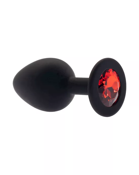 Kink Range Silicone Gemmed Butt Plug  31 Inch