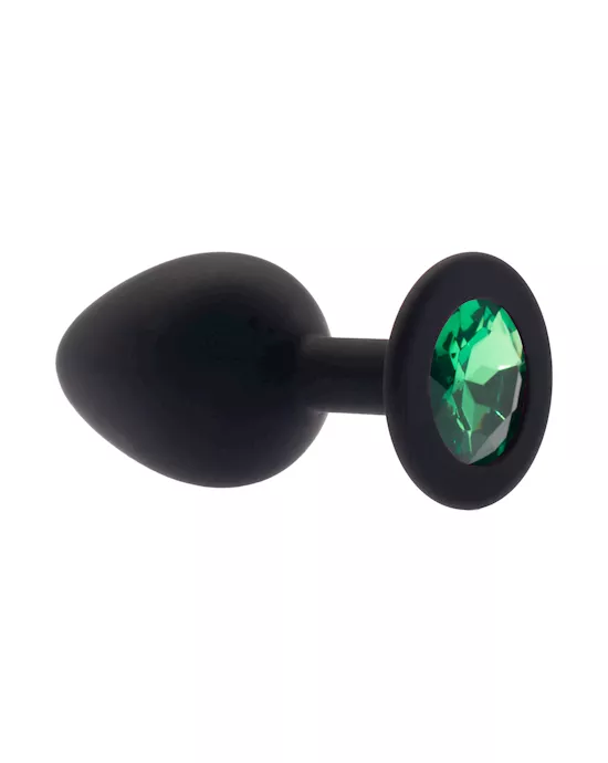 Kink Range Silicone Gemmed Butt Plug  31 Inch
