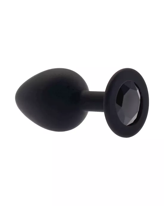 Kink Range Silicone Gemmed Butt Plug  31 Inch