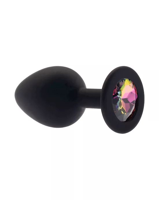 Kink Range Silicone Gemmed Butt Plug  31 Inch