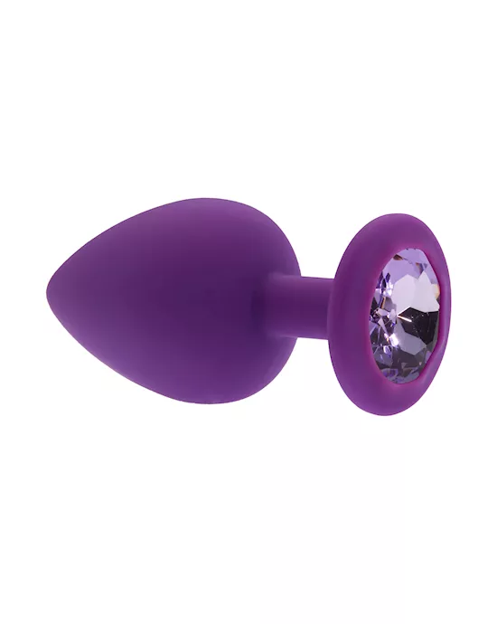 Kink Range Silicone Gemmed Butt Plug  38 Inch