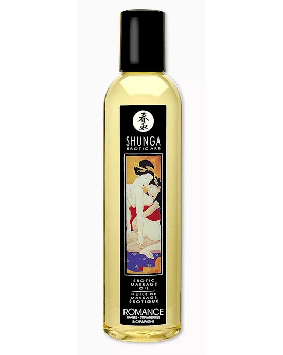 Massage Oil Romance  Champagne Strawberries