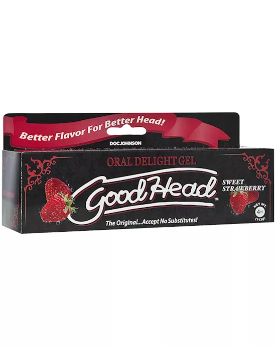 Doc Johnson GoodHead Oral Delight Gel  Strawberry  118ml