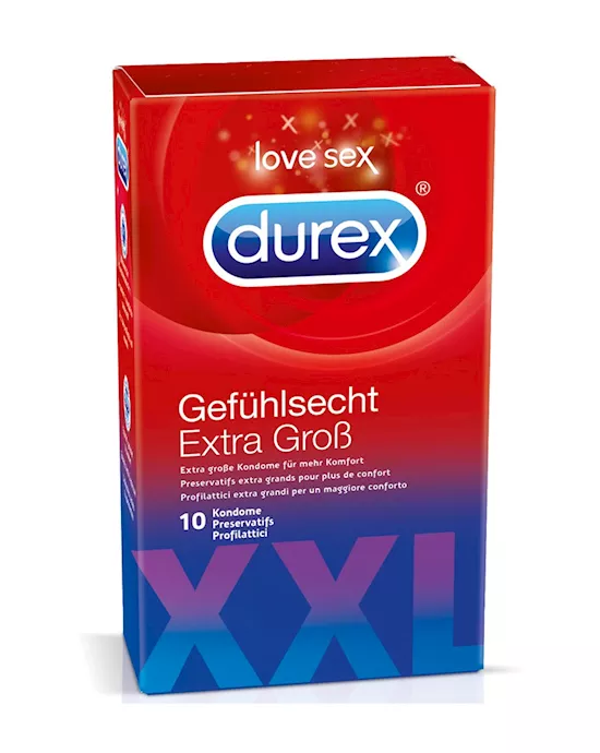 Durex Xxl 10 Pack