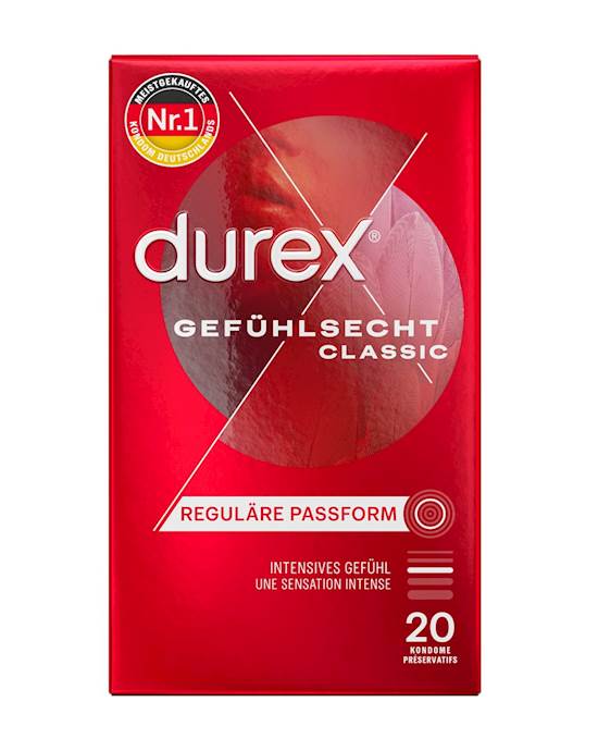 Durex Classic Condoms 20 Pack