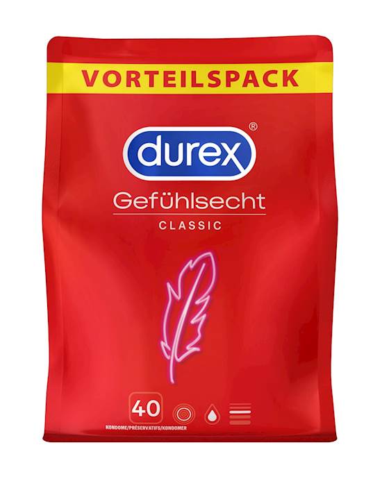 Durex Classic Condoms 40 Pack