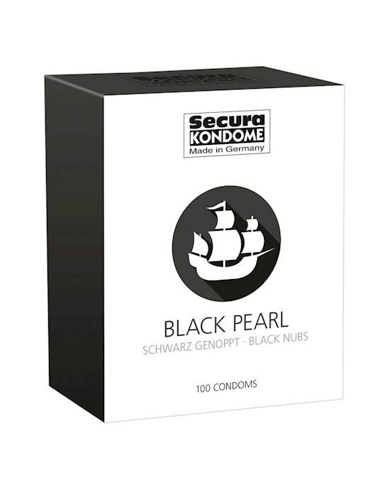 Secura Black Pearl Condoms - 100 Pack