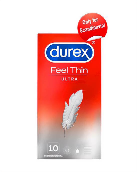 Durex Feel Ultra Thin Condoms 10 Pack