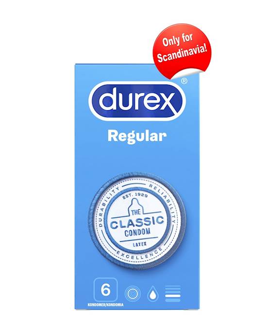 Durex Regular Condoms 6 Pack
