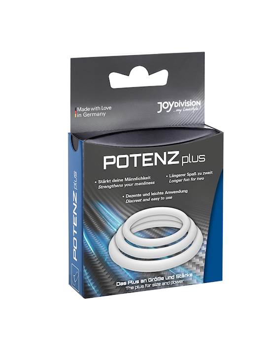 POTENZplus Cock Ring Set  3 Pack