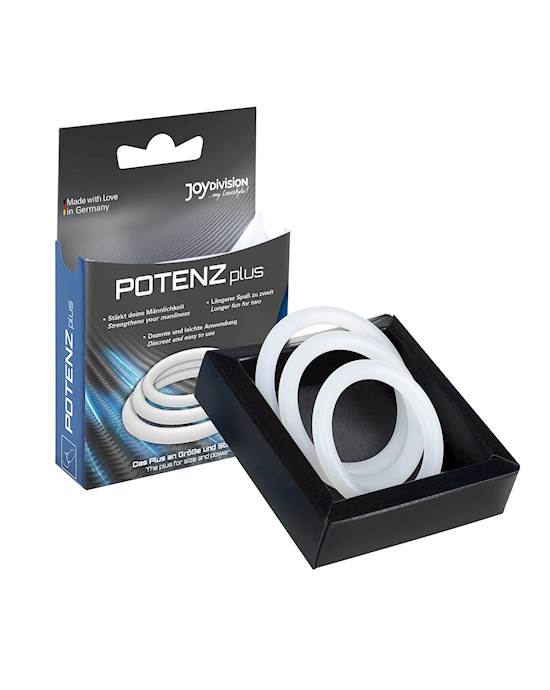 Potenzplus Cock Ring Set - 3 Pack