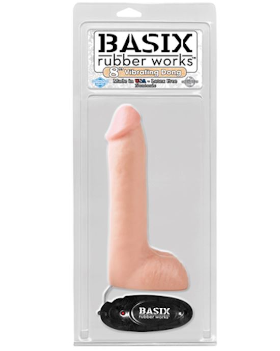 Basix Rubber Works 8 Vibrating Dong