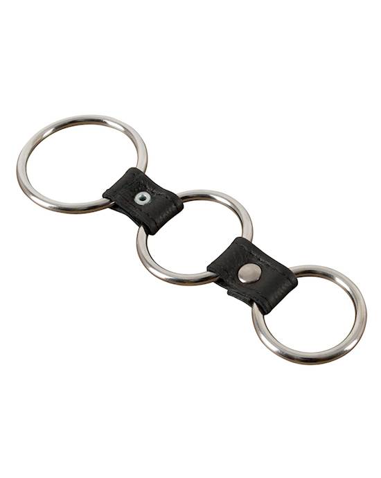 Linked Metal Cock Ring Set