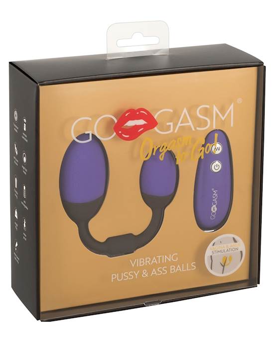 Gogasm Vibrating Pussy And Ass Balls