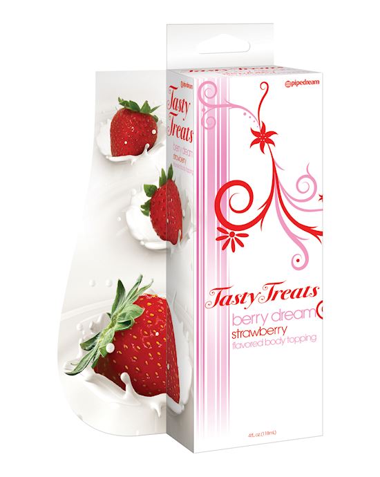 Tasty Treats Berry Dream Strawberry Flavored Body Topping