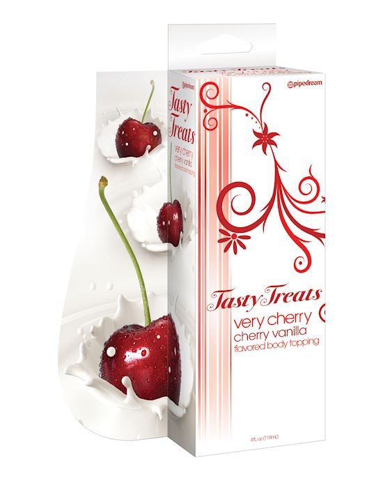 Tasty Treats Very Cherry Cherry Vanilla Flavored Body Topping