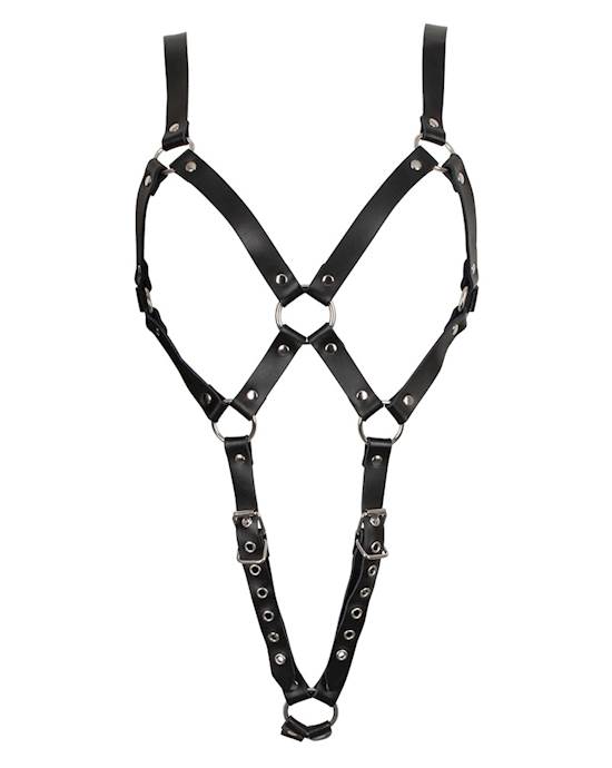 Leather Strap Body Harness