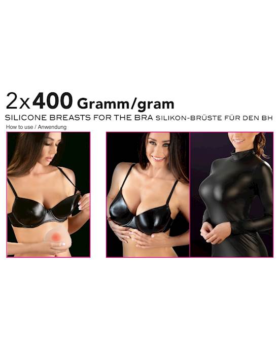 Silicone Breast Size Enhancers - 400g