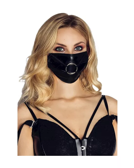 Noir Mask With Ring