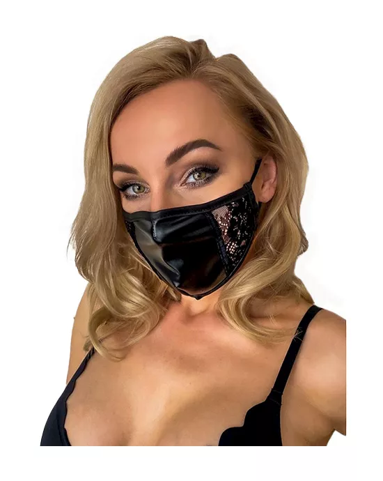 Noir Cutout Wetlook Mask