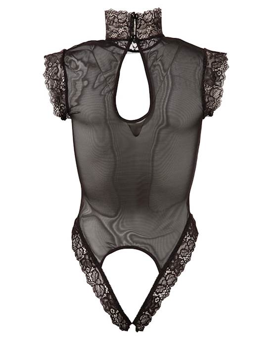 All-in Crotchless Bodysuit