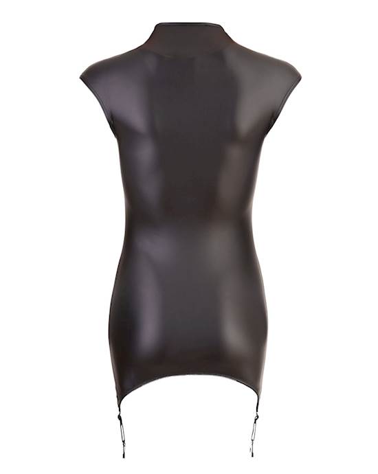Dress With Suspender Straps And Zip