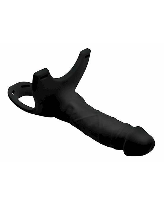 Size Matters Hollow Silicone Dildo Strap-on - 6 Inch