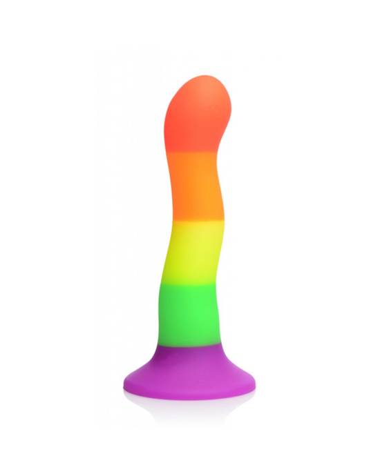 Proud Rainbow Dildo Harness - 7.2 Inch