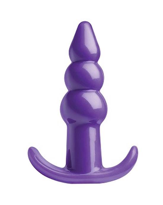 Bubbling Ribbed Anal Plug  43 Inch