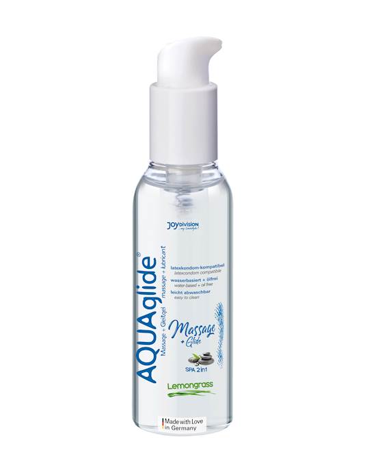 Aquaglide Massage And Glide Liquid - Lemongrass