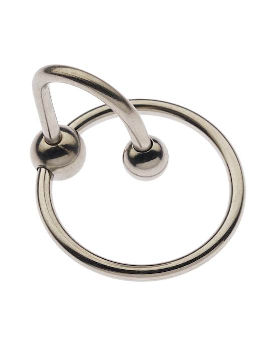 Kink Stainless Steel Ball End Head Ring  30mm