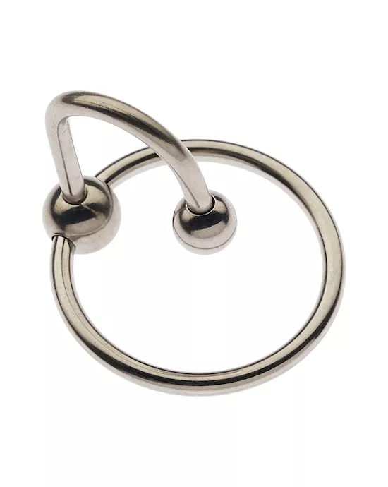 Kink Stainless Steel Ball End Head Ring  30mm