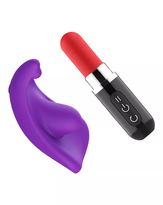 Abby Lipstick Remote Control Wearable Vibrator