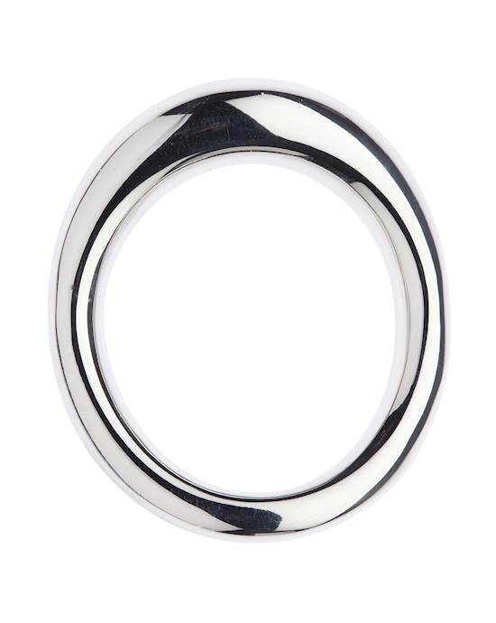Kink Range Stainless Steel Bent Cock Ring  45mm