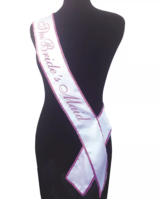 The Brides Maid Sash