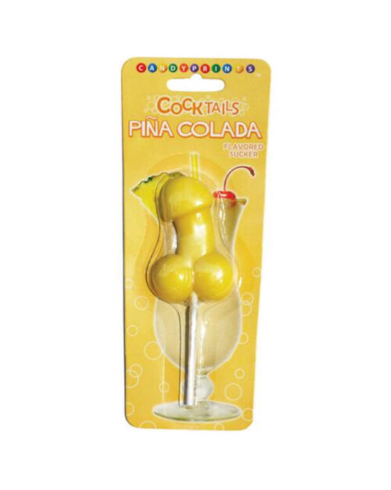 Pina Colada Cocktail Sucker
