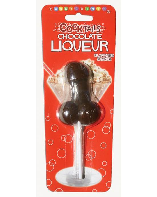 Chocolate Liqueur Cocktail Sucker