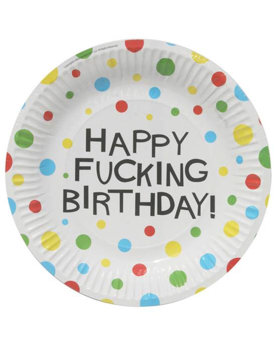 X-rated Birthday Plates (7