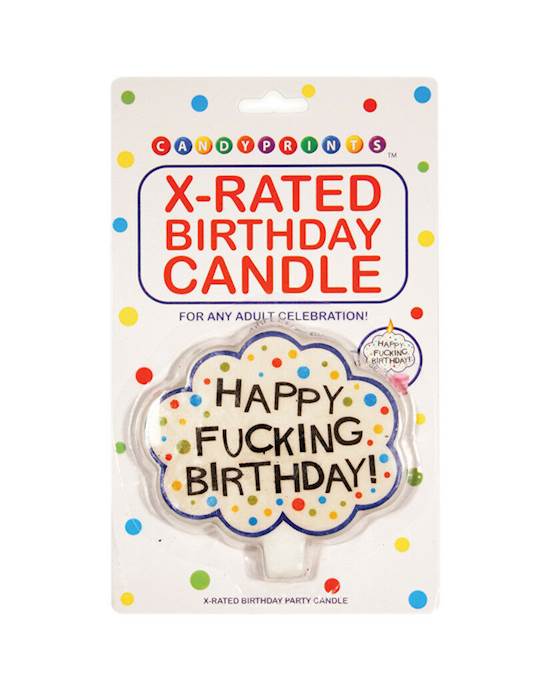 XRated Birthday Candle