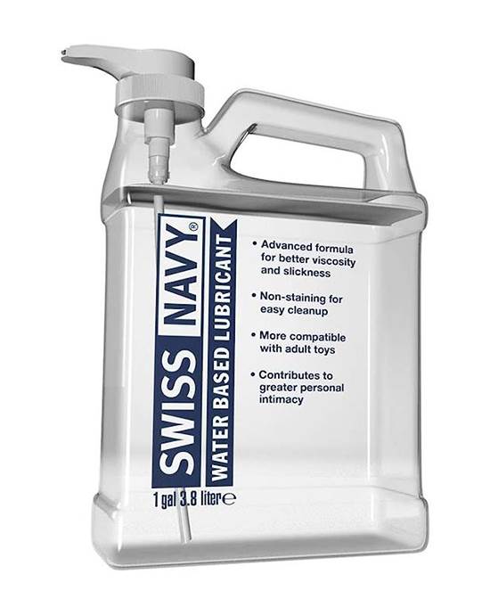 Swiss Navy Water Based Lubricant - 3785ml