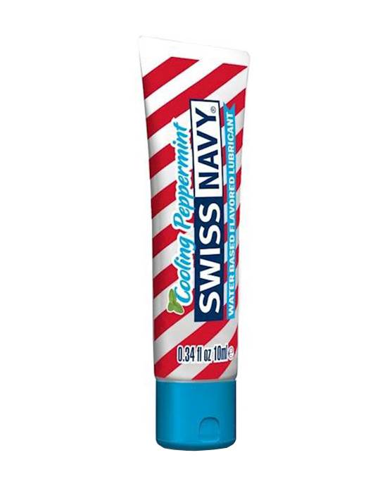 Swiss Navy Cooling Peppermint Flavoured Lubricant  10ml