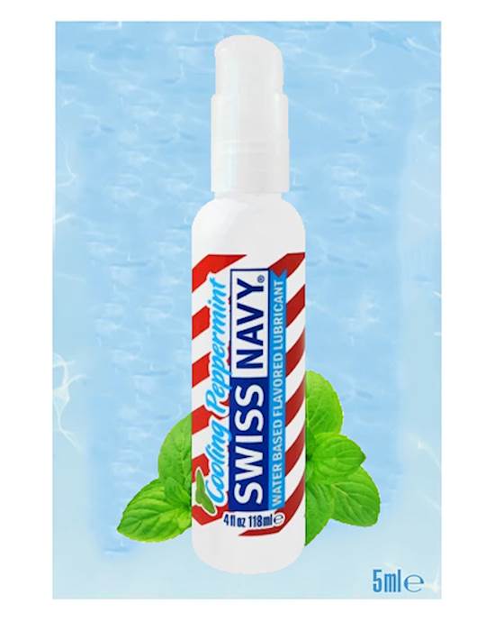 Swiss Navy Cooling Peppermint Flavoured Lubricant 5ml Foil