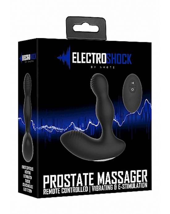 Remote Controlled E-stim Vibrating Prostate Massager 